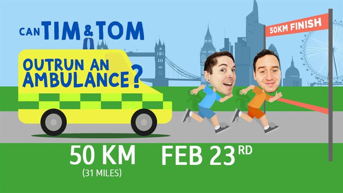 Tim Rouen is fundraising for London Ambulance Charity