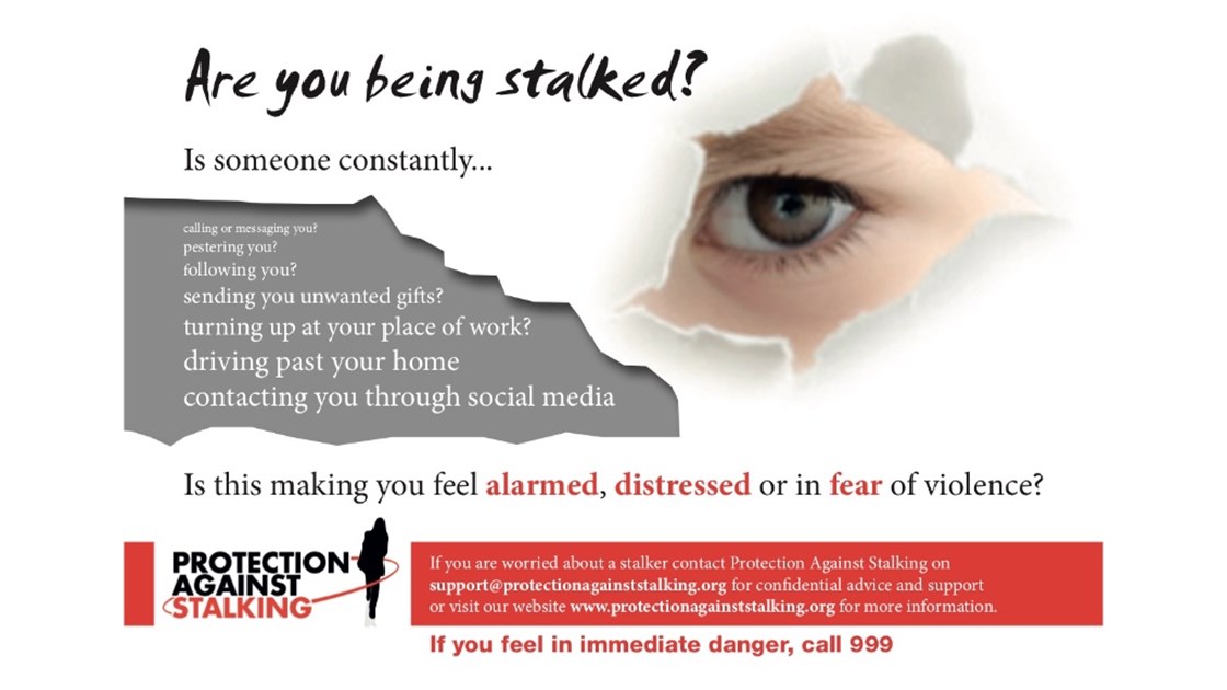 Stalking awareness advocacy support service justgiving