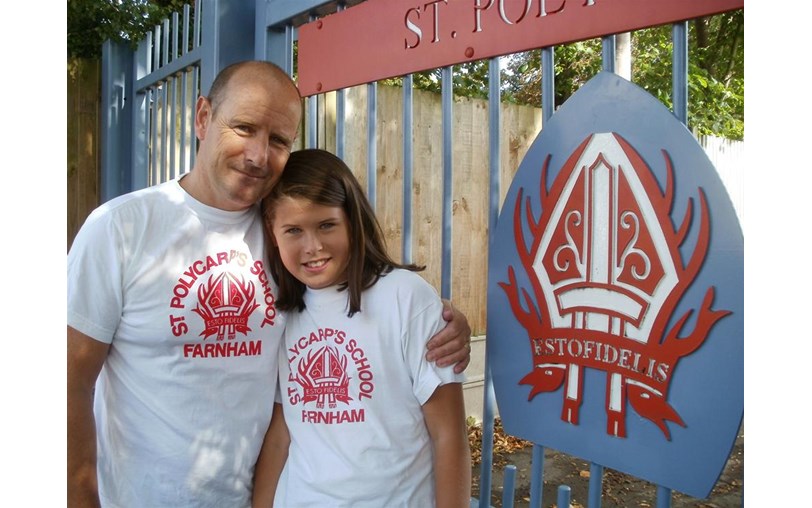 Roger Hart is fundraising for St Polycarp's School