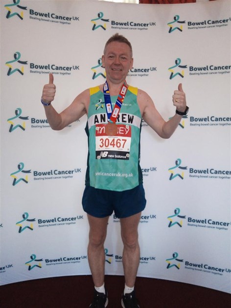 andrew revie is fundraising for Bowel Cancer UK