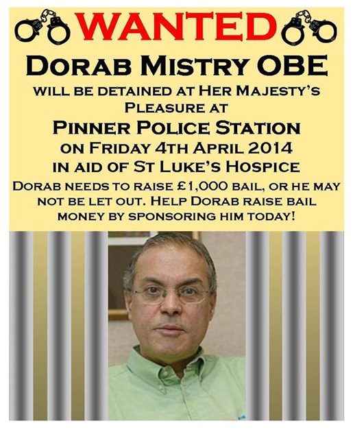 Dorab Mistry is fundraising for St Luke's Hospice (Harrow And Brent)