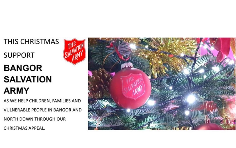 Bangor Citadel Salvation Army is fundraising for The Salvation Army