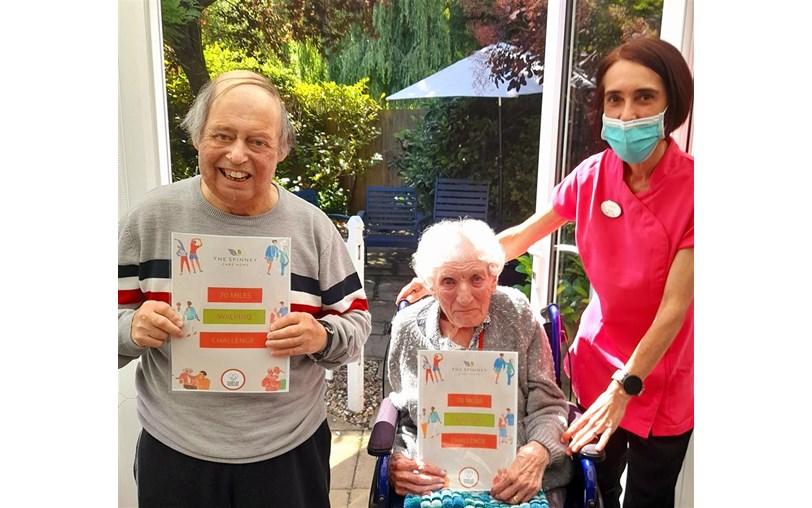 The Spinney Care Home is fundraising for Hands on Hand Out
