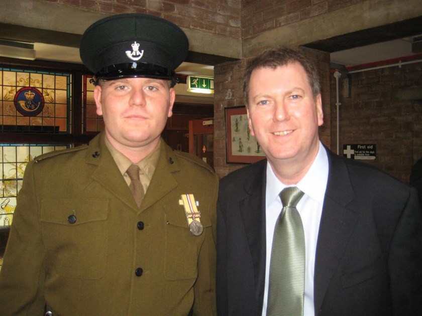 Paul Boyd is fundraising for The Rifles Regimental Trust