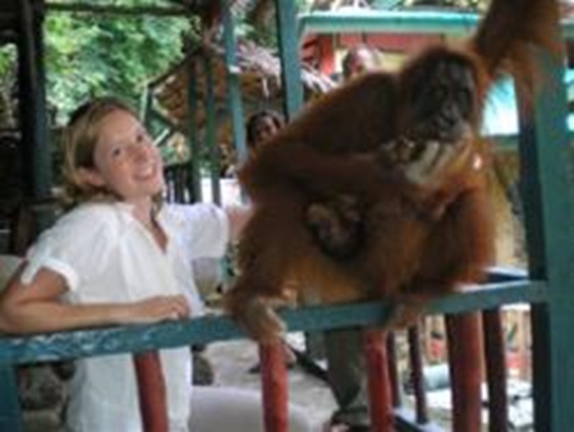 Stephanie Tedstone is fundraising for Sumatran Orangutan Society