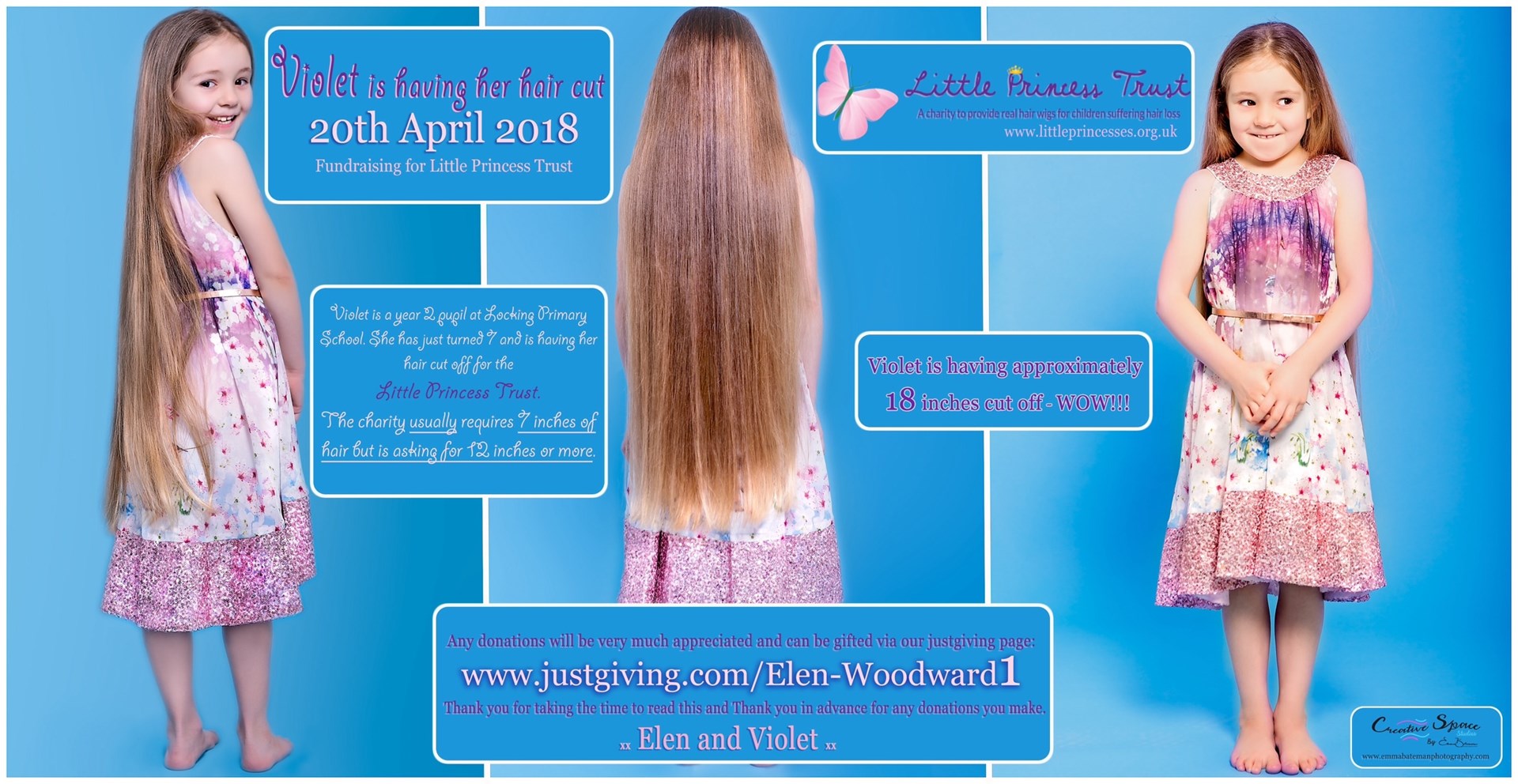 Elen Woodward Is Fundraising For Little Princess Trust