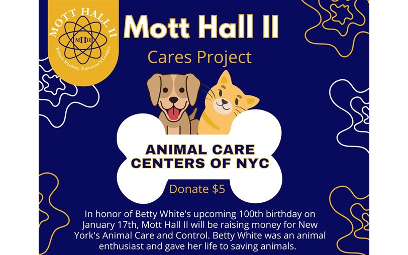 Mott Hall II is fundraising for Animal Care Centers Of NYC