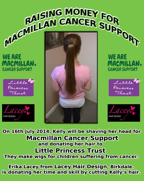 Kelly Bell Is Fundraising For Macmillan Cancer Support