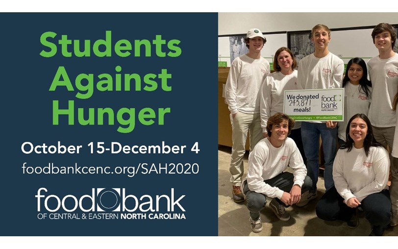 Sanderson High School is fundraising for Food Bank of Central & Eastern North Carolina Inc