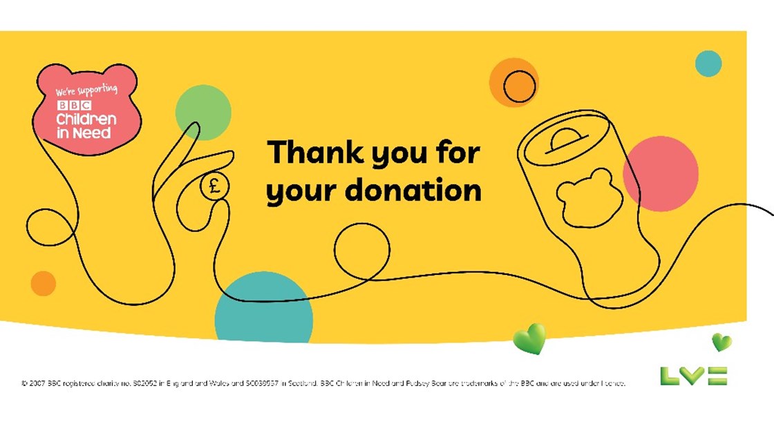 LVFS fundraising is fundraising for BBC Children in Need