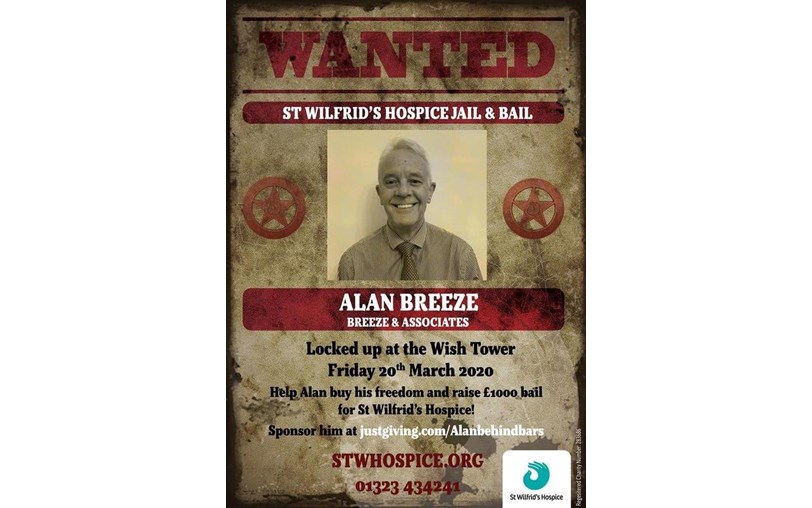 Alan Breeze is fundraising for St Wilfrid's Hospice (Eastbourne) Ltd