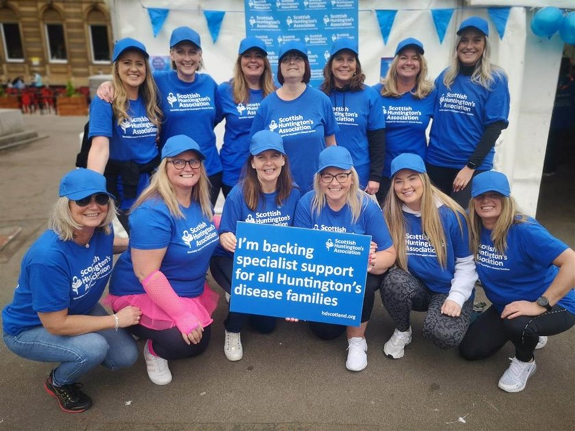 Joanne Dance Buddies is fundraising for Scottish Huntington's Association