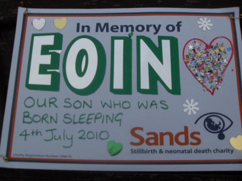 Geraldine Jelly is fundraising for Sands, the stillbirth and neonatal