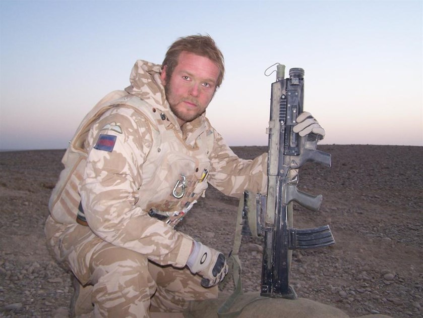 Martin Ireland is fundraising for Army Benevolent Fund