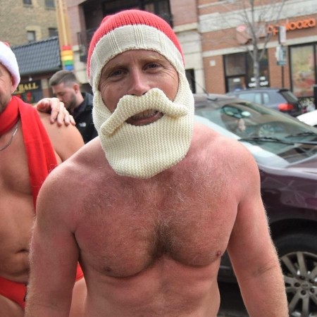 Jim McGuire's 10th Santa Speedo Run
