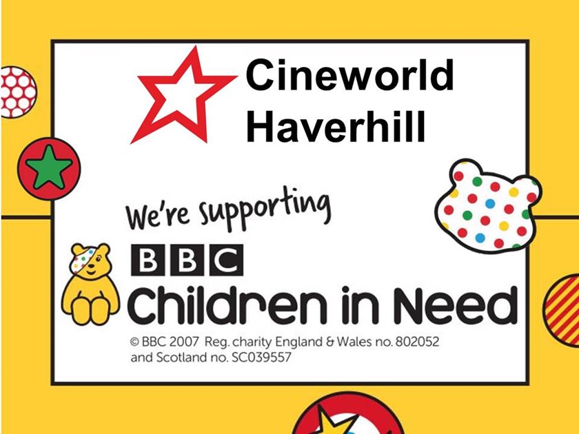 Cineworld Haverhill is fundraising for BBC Children in Need