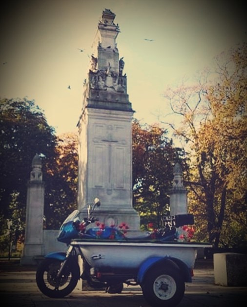 Bubbles The Bathtub Bandit is fundraising for The Royal British Legion