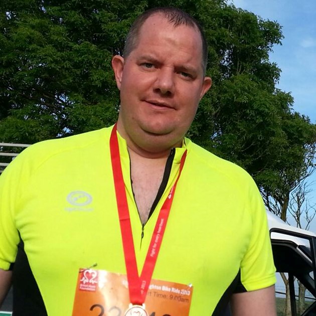 Greg Sutton is fundraising for British Heart Foundation