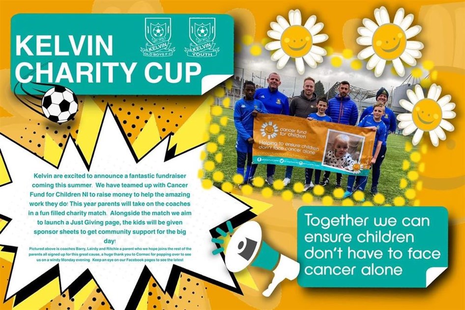 Kelvin Old Boys is fundraising for Cancer Fund for Children