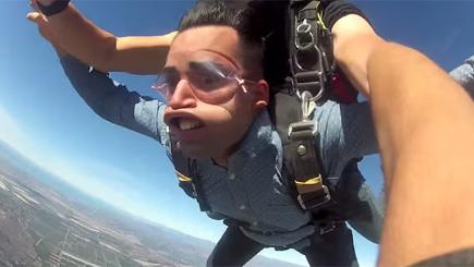 Granny Skydive Fail