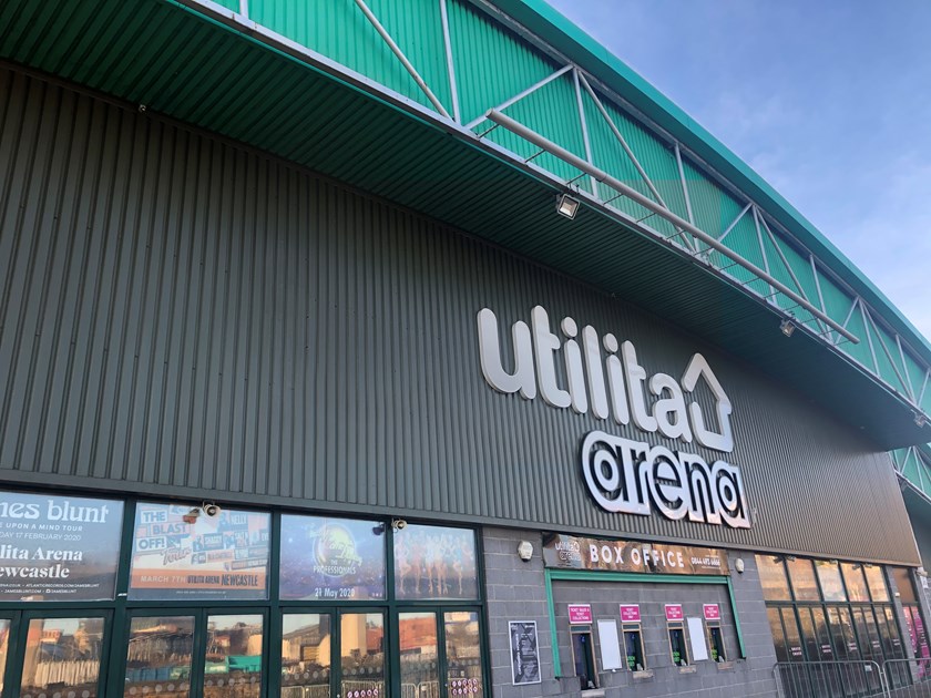 Utilita Arena Newcastle is fundraising for The King's Trust