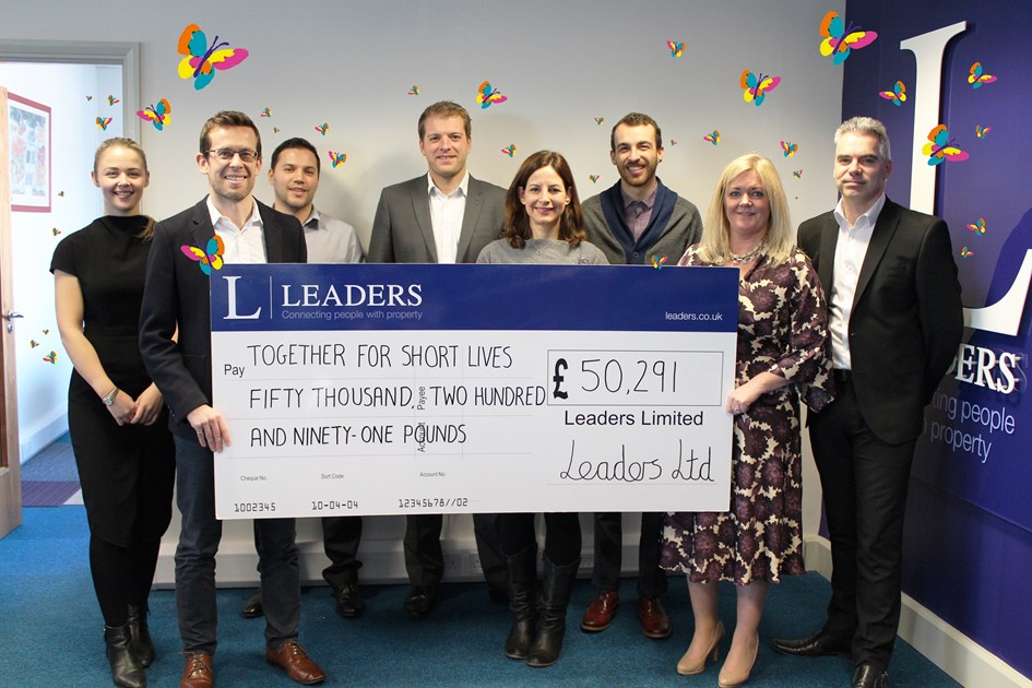 Leaders Estate Agents is fundraising for Together for Short Lives
