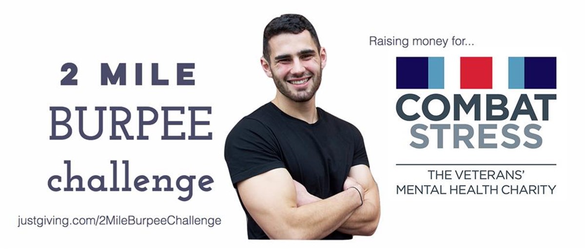 Andreas Beirne Is Fundraising For Combat Stress