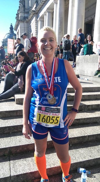 Kate Bryon is fundraising for Motor Neurone Disease Association