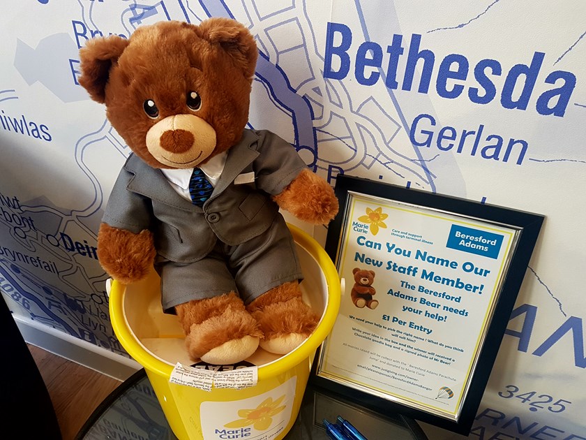 Beresford Adams . is fundraising for Marie Curie