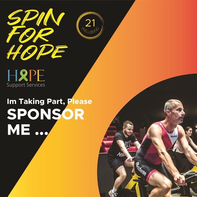 21 WELLBEING is fundraising for Hope Support Services