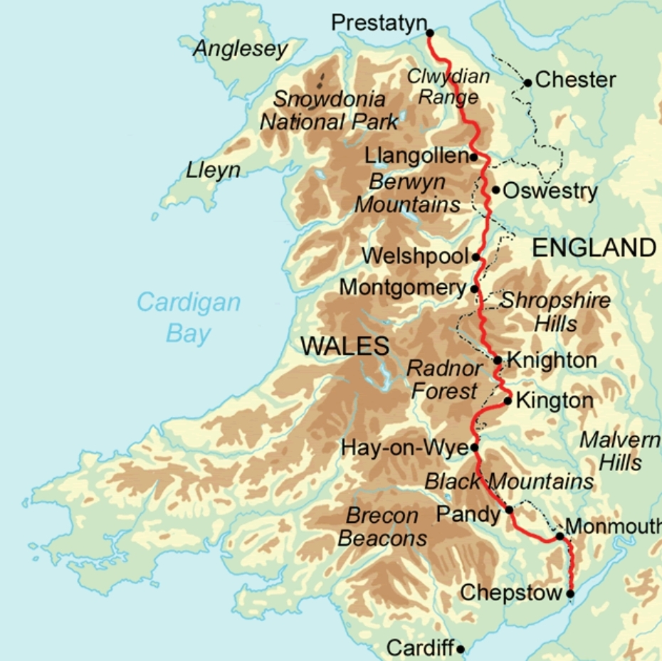 Уэльс географическое положение
