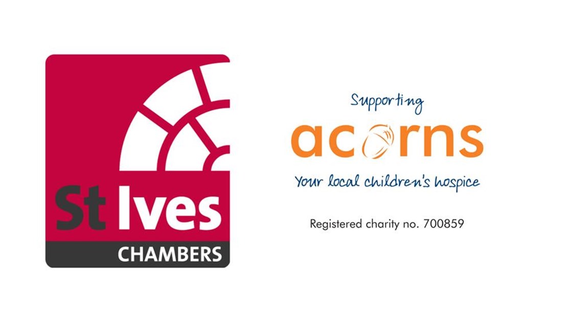 St Ives Chambers is fundraising for Acorns Children's Hospice Trust