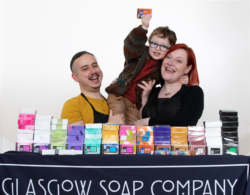 Glasgow Soap Company is fundraising for Glasgow Children’s Hospital Charity