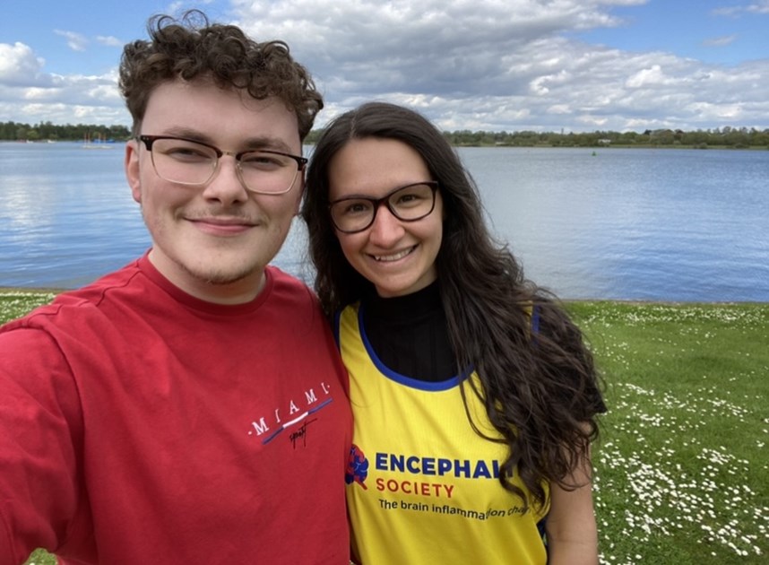 Lee is fundraising for The Encephalitis Society