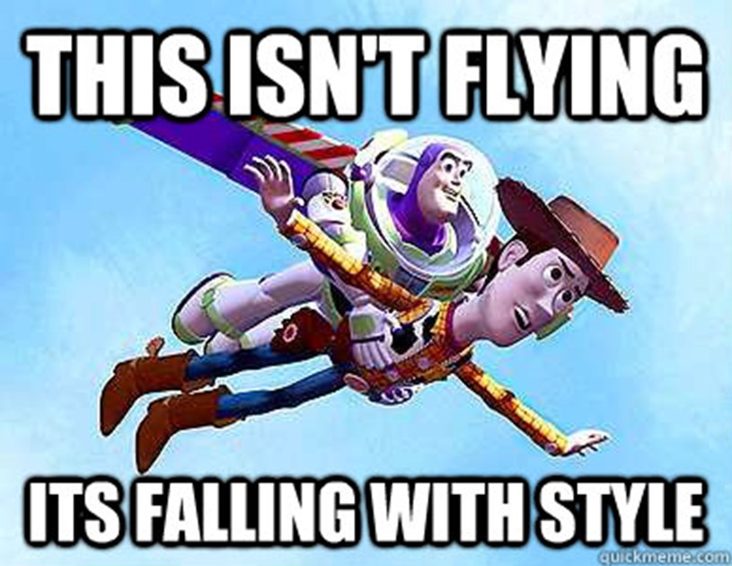 Will be falling. Falling with Style. Its Fallen.