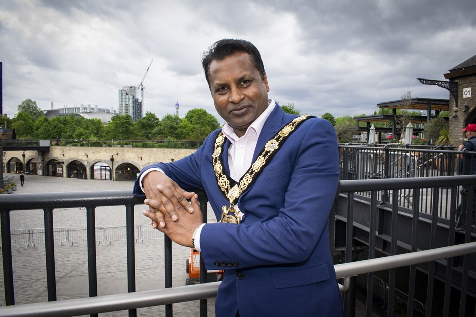 Mayor of Camden Cllr Nazma Rahman is fundraising for Hopscotch Women's