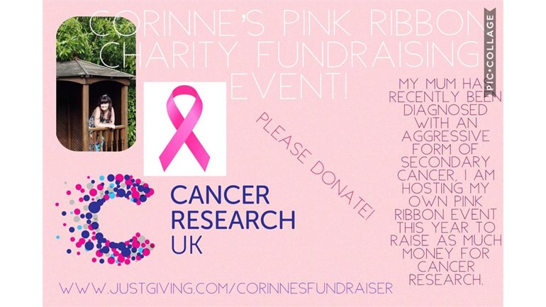 Corinne Heggie Is Fundraising For Cancer Research Uk